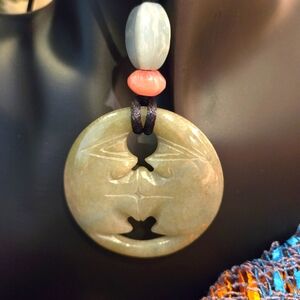 Elegant Jade Pendant Necklace